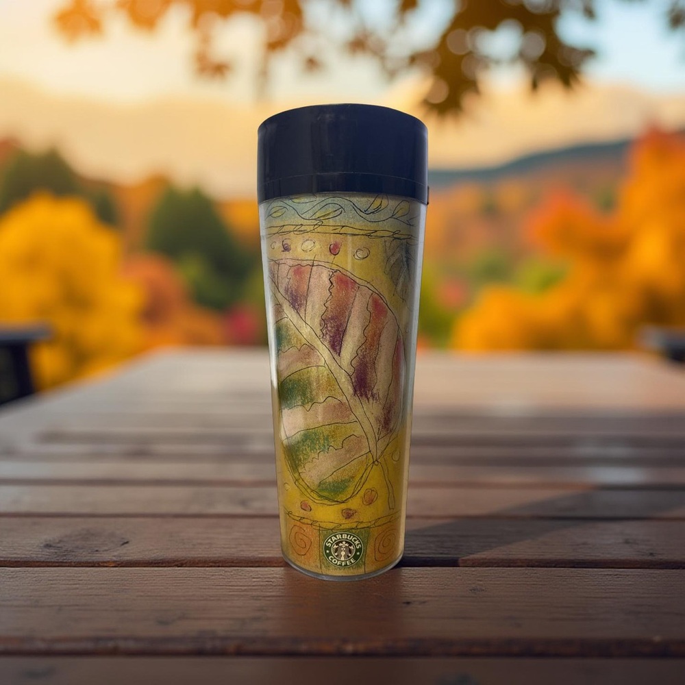 Starbucks Autumn Leaves Tumbler Fall 2013 Collection 16oz Travel Mug